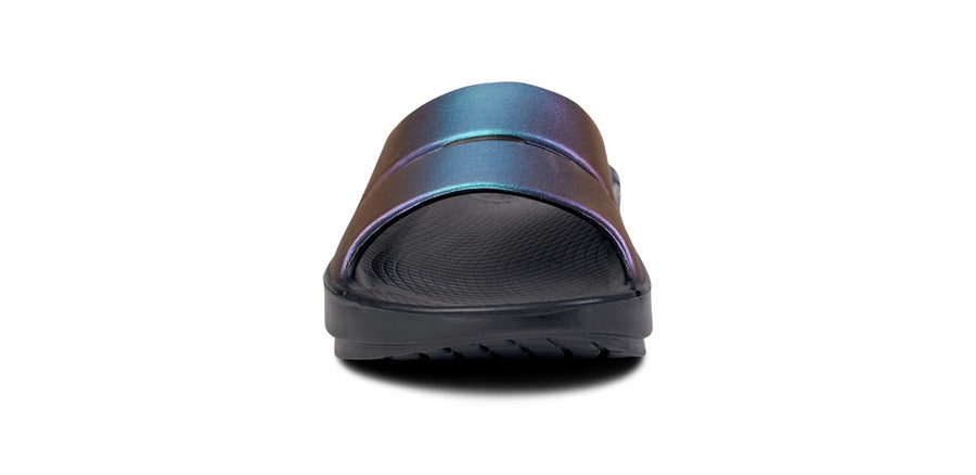 OOFOS OOahh Luxe Midnight Spectre - รองเท้าเพื่อสุขภาพ นุ่มสบาย