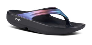 OOFOS OOlala Luxe Midnight Spectre - รองเท้าเพื่อสุขภาพ นุ่มสบาย