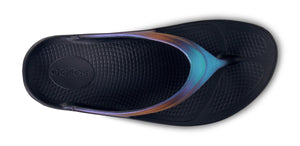 OOFOS OOlala Luxe Midnight Spectre - รองเท้าเพื่อสุขภาพ นุ่มสบาย