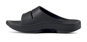 OOFOS OOahh Sport Black White OO - รองเท้าเพื่อสุขภาพ นุ่มสบาย
