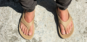 OOFOS OOriginal Taupe - รองเท้าเพื่อสุขภาพ นุ่มสบาย