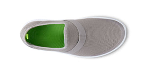 OOFOS WOMEN'S OOMG LOW White/Gray - รองเท้าเพื่อสุขภาพ นุ่มสบาย