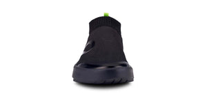 OOFOS MEN'S OOMG EEZEE MID SHOE BLACK/BLACK - รองเท้าเพื่อสุขภาพ นุ่มสบาย