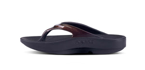 OOFOS OOlala Luxe Cabernet - รองเท้าเพื่อสุขภาพ นุ่มสบาย