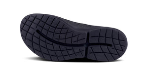 OOFOS MEN'S OOMG EEZEE LOW Black/Black - รองเท้าเพื่อสุขภาพ นุ่มสบาย