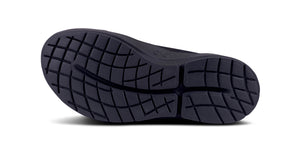 OOFOS WOMEN'S OOMG EEZEE LOW Black/Black - รองเท้าเพื่อสุขภาพ นุ่มสบาย