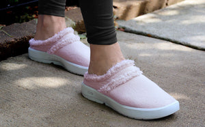 OOFOS OOcoozie Mule Pink - รองเท้าเพื่อสุขภาพ นุ่มสบาย