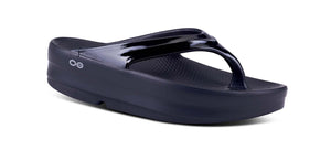 OOFOS OOmega Black - รองเท้าเพื่อสุขภาพ นุ่มสบาย